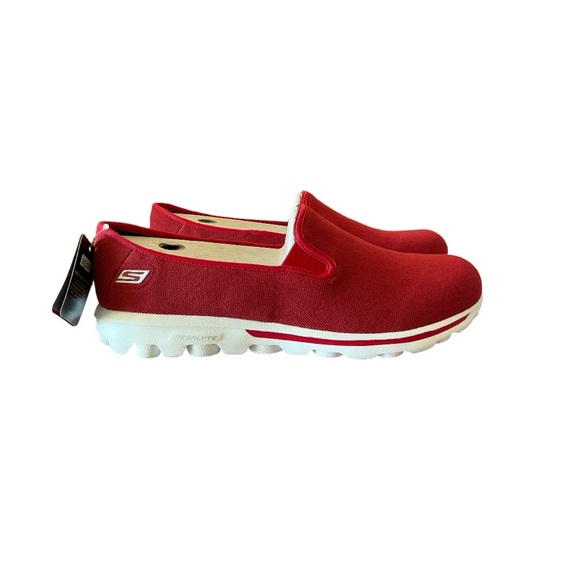 NWT Skechers GO Walk Cadence Size 11 W 41 Wide AGION  RED / WHITE SOLE NWB - Picture 3 of 11